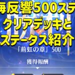 放置少女　第14回時海反響　500ステージクリアデッキとステータス紹介！！まだ時間はあります。頑張りましょう。