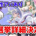 【放置少女】総選挙開催の詳細決定！今年は優勝キャラ以外にも報酬があります。