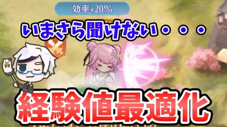 【放置少女】経験値を簡単に最適化調整する方法知っていますか？それと新旧戦役ステージ早見表をプレゼント！