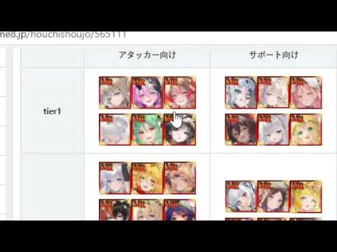 放置少女　2025　7月末　攻略wikiを見ながら話す。初心者向け
