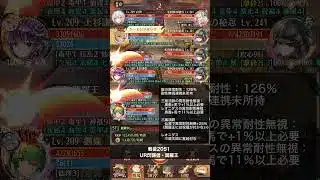 戦役2051 UR閃上杉謙信で周回（異常耐性無視連携無し） Lv209 【放置少女】