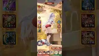 【放置少女】白沢花嫁、闘技場で総戦力2倍以上に超ローコスト育成でボロ勝ちしてしまう🤣(王者装備)神曹操、共工との相性バッチリ？！無課金攻略