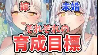 【放置少女】白沢を結婚した場合としてない場合でそれぞれどのくらい育成したら良いの？