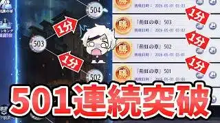 【放置少女】時海反響501ボス以降連続突破してしまいました。