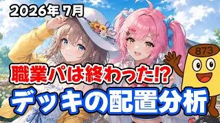【放置少女】2026年7月 配置分析＆集計上最強の編成（皇室人気副将ランキング付録）