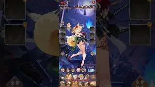 放置少女☆ボス戦2100ステージ突破♪  Lv213 王貴人 馬雲リョク