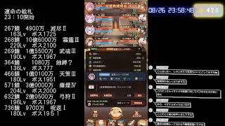 【放置少女】運命の絵札・サブアカ攻略など（8月26日）