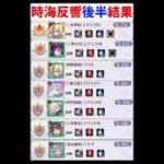 【放置少女】時海反響最終結果。あまり順位落とさずに済んで良かった。