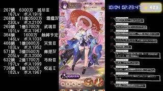 【放置少女】蓬莱尋境５～６日目・運命の絵札・幻馬超育成など（10月3日）